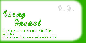 virag haspel business card